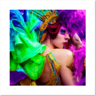 Mardi Gras masquerade Posters and Art